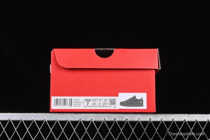 Nike Travis Scott x Fragment Design x Air Jordan 1 Low OG SP AJ1 Year of the Snake Limited Black Snake Web Low Top Casual Sneakers - CH6336-018