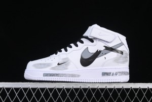 Nike Air Force 1 '07 Mid Custom Print Anime Theme Casual Sneakers - ZH0316-053