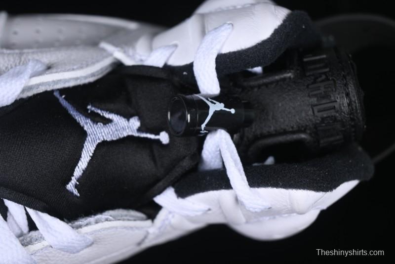 Nike Air Jordan 6 Retro White And Black Basketball Shoes - CT8529-112