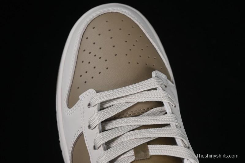 Nike Dunk Low Retro Premium Casual Sneakers in Caramel Cream - HQ1175-240