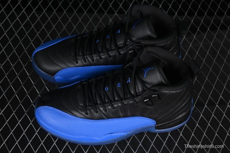 Nike Air Jordan 12 Retro Basketball Shoes with Game Royal Colorway - 130690-014