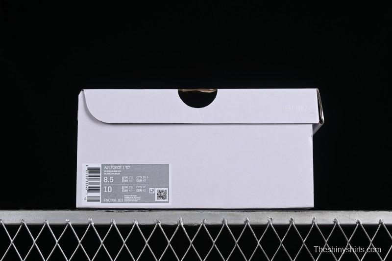 Nike Air Force 1 '07 Low Custom Anime Theme Gradient Brown Swoosh Casual Sneakers - FN0366-103