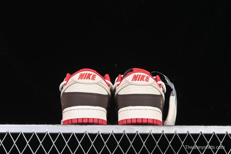 Nike SB Dunk Low Year of the Snake Anniversary Custom Low-Top Casual Skate Shoes - YX5066-268
