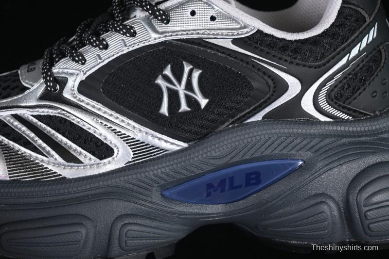 New York Yankees MLB Winner Chunky Height Increasing Thick Sole Running Shoes - 3ASHWD15N50BKS