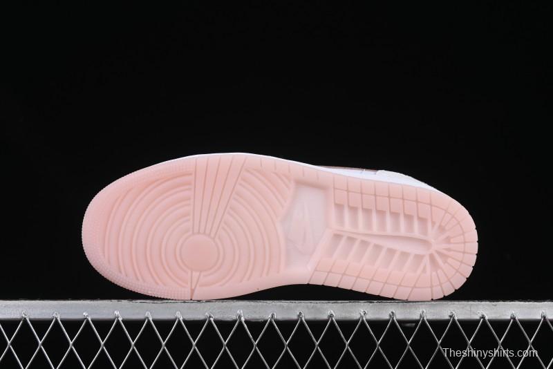 Nike Air Jordan 1 Low AJ1 Carved Pink Low-Top Casual Sneakers - IB8859-101