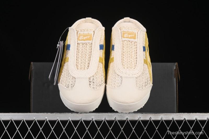 Onitsuka Tiger Mexico 66 Sabot Slip-On Shoes with Breathable Mesh Upper - 1183C123-104