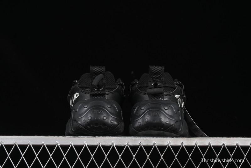 Fila Heritage Fluid Cat Paw 5.0 Retro Dad Shoes with Lace-Up Design - F12M412105FBK