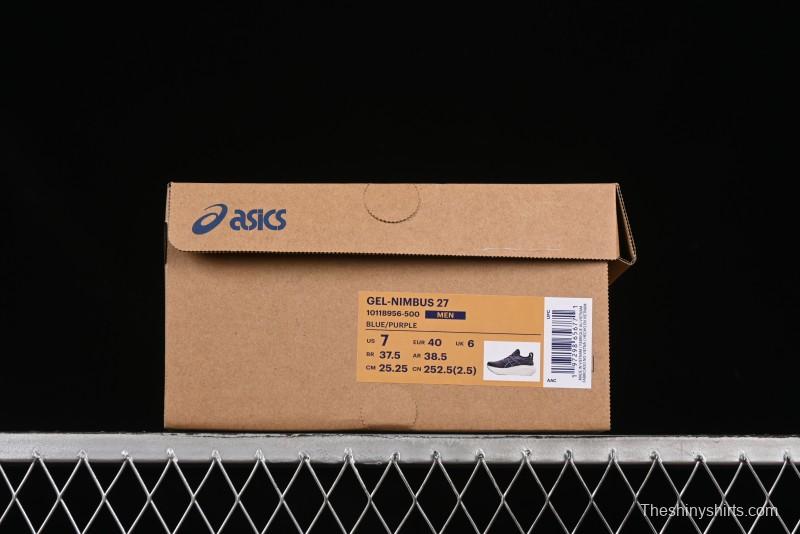 Asics Gel-Nimbus 27 Retro Breathable Casual Shoes with Cushioning for Men - 1011B956-500