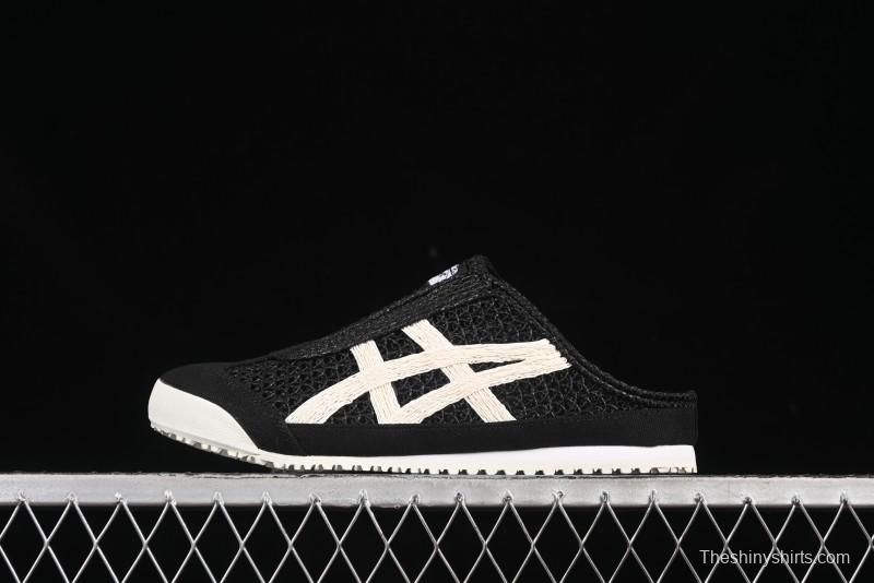 Onitsuka Tiger Mexico 66 Sabot Slip-On Shoes with Breathable Mesh Upper - 1183C123-001