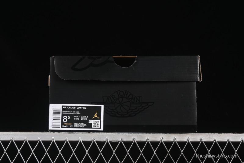 Nike Air Jordan 1 Low AJ1 Mismatched Swoosh Casual Sneakers - HV4511-133