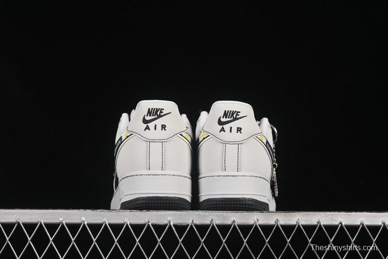 Nike Air Force 1'07 Low GD Collaboration Chrysanthemum Swoosh Casual Sneakers - DF0188-055