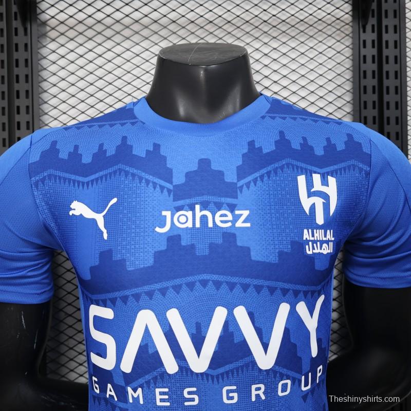 Player Version 25/26 Al Hilal Home Jersey