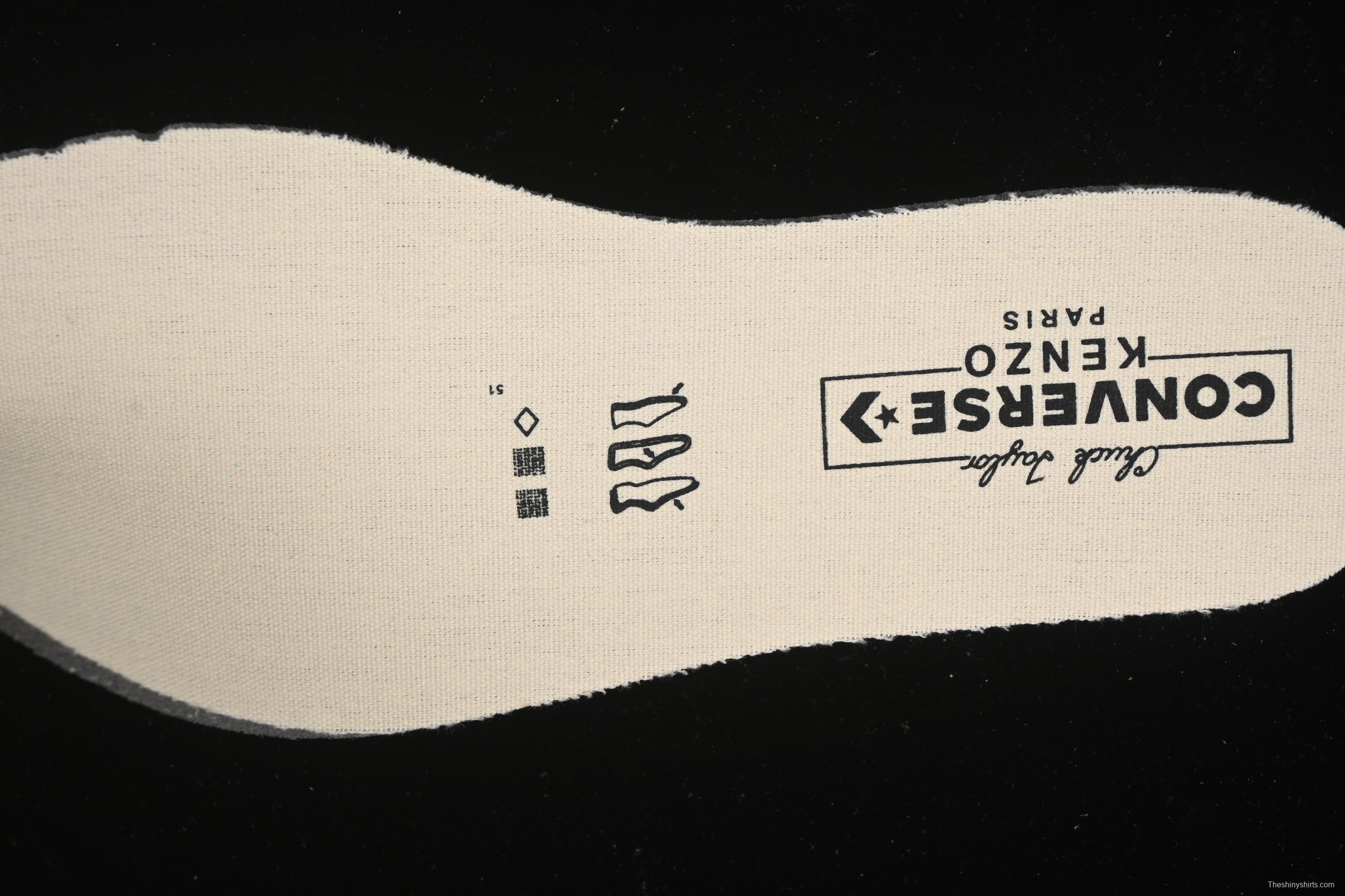 Kenzo Chuck Taylor Ox Hana Leopard Cypress Low Top Casual Sneakers - A16291C