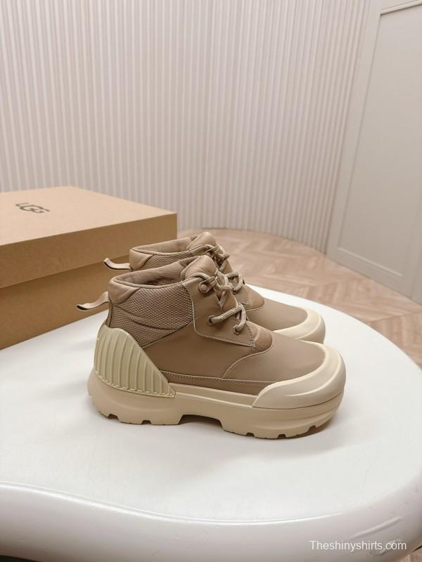 2024 Women UGG beige mesh leather Hiking Boot MJ00320