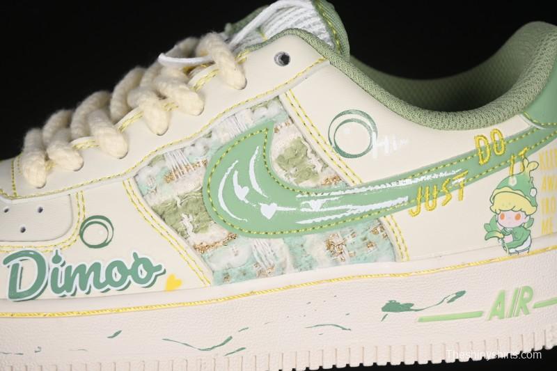 Nike Air Force 1'07 Low Bubble Mart Dimoo Casual Sneakers - FJ7740-110