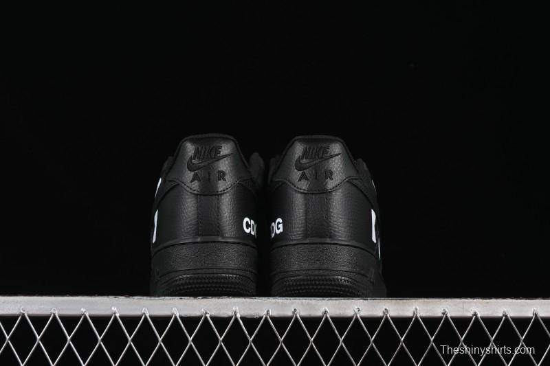 Nike Comme Des Garcons Air Force 1 Low Casual Sneakers with Full-Length Air Cushion - IB9949-001