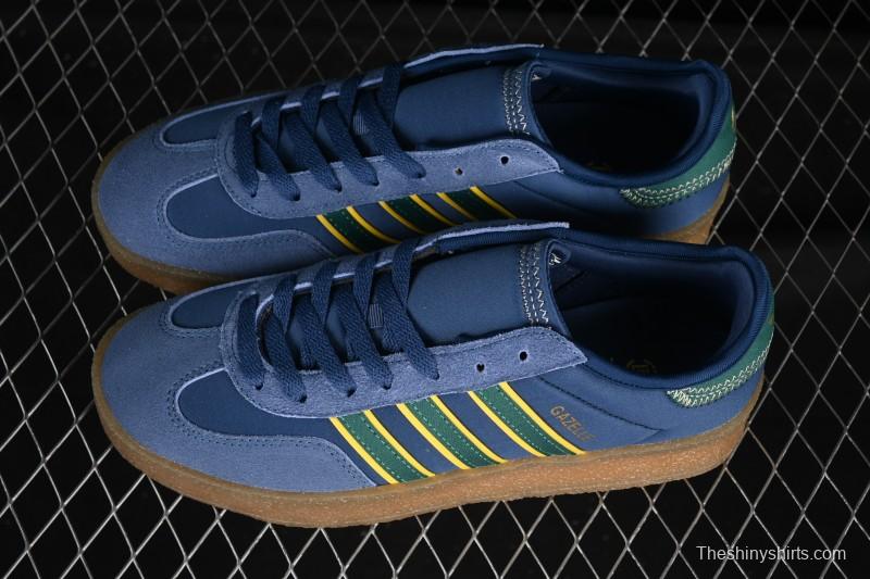 Adidas Originals Gazelle S By JR5408 Clot Collaboration Platform Casual Slip-Resistant Wear-Resistant Low-Top Sneakers