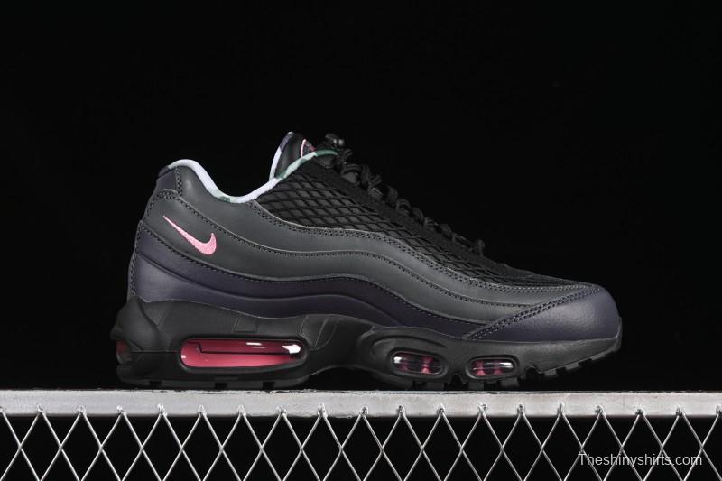 Nike Air Max 95 Retro Cushioned Running Shoes with Air-Sole Unit - FB2709-001