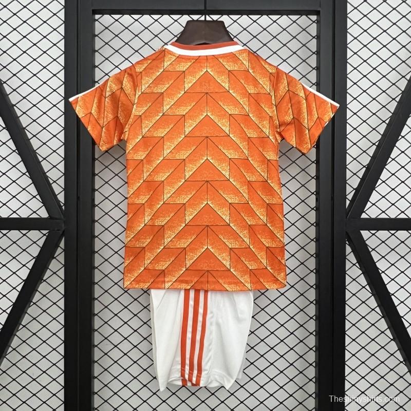 1988 Kids Netherlands Home Size 16-28 Jersey