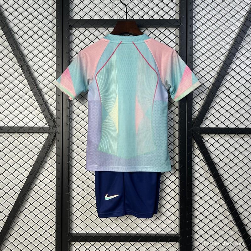 25/26 Kids Barcelona Blue Gradient with Spotify Jersey