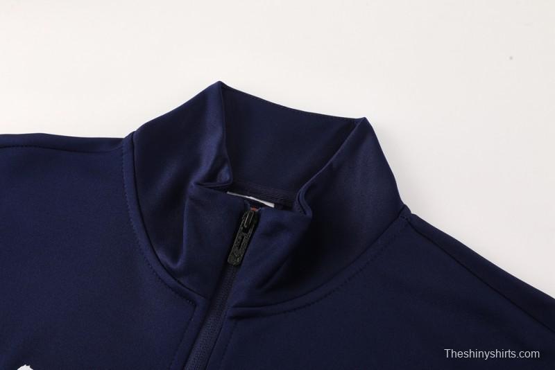 25/26 Manchester City Blue/Navy Full Zipper Jacket +Long Pants