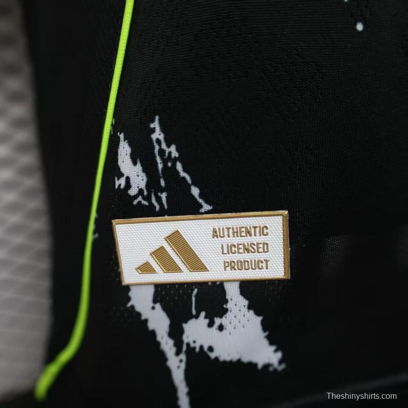 Player Version 25/26 Al Ahly FC Away Black Jersey