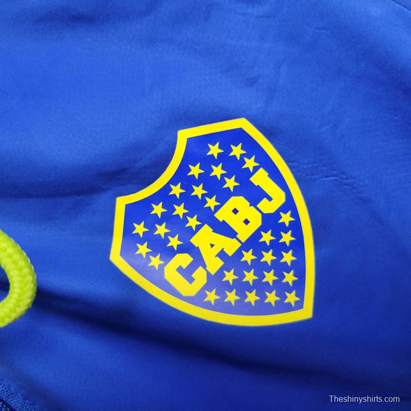 25/26 Boca Juniors Jacket Blue Windbreaker