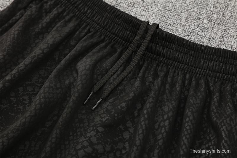 25/26 Barcelona Black Joint Edition Half Zipper Jacket+Long Pants