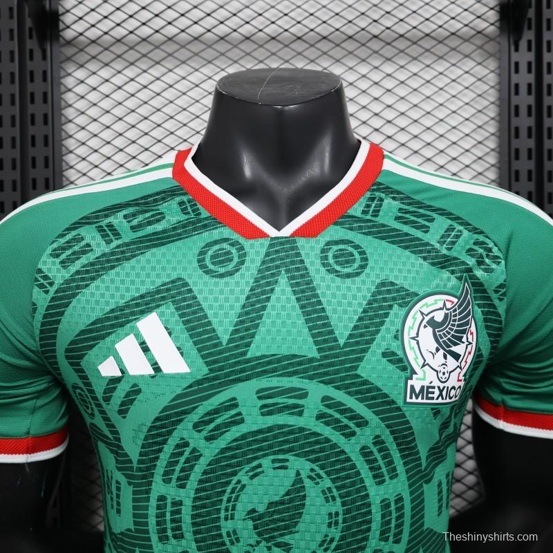 Player Version 2025 Mexico Home Jersey