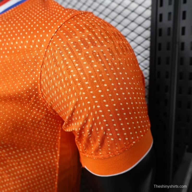 Player Version 2025 Netherlands Home Jersey