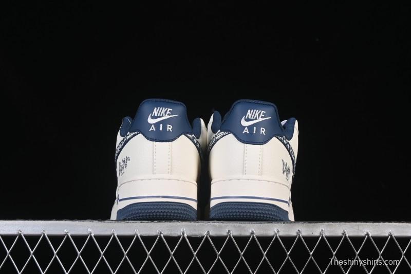Nike Air Force 1 '07 Low Dior Collaboration Milan Embroidery Low-Top Casual Sneakers - XD2588-608