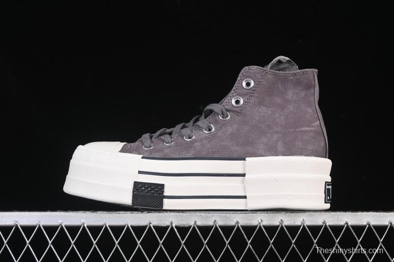 Rick Owens Drkshdw Converse Chuck 70 High Top Platform Canvas Sneakers - A06755C