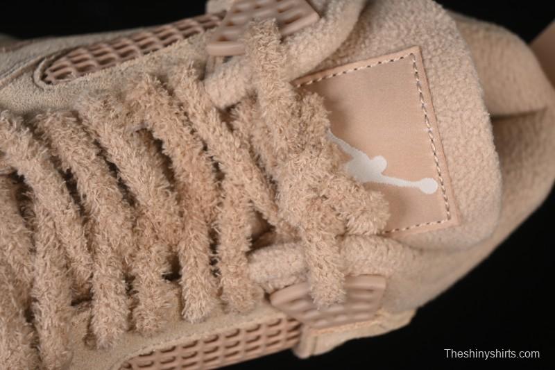 Nike Air Jordan 4 Retro Cozy Girl Warm Yellow Sneakers - HV0823-200