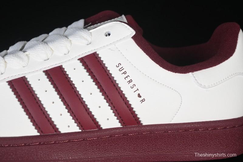 Adidas Superstar II Casual Sneakers with Shell Toe Design - KJ6981