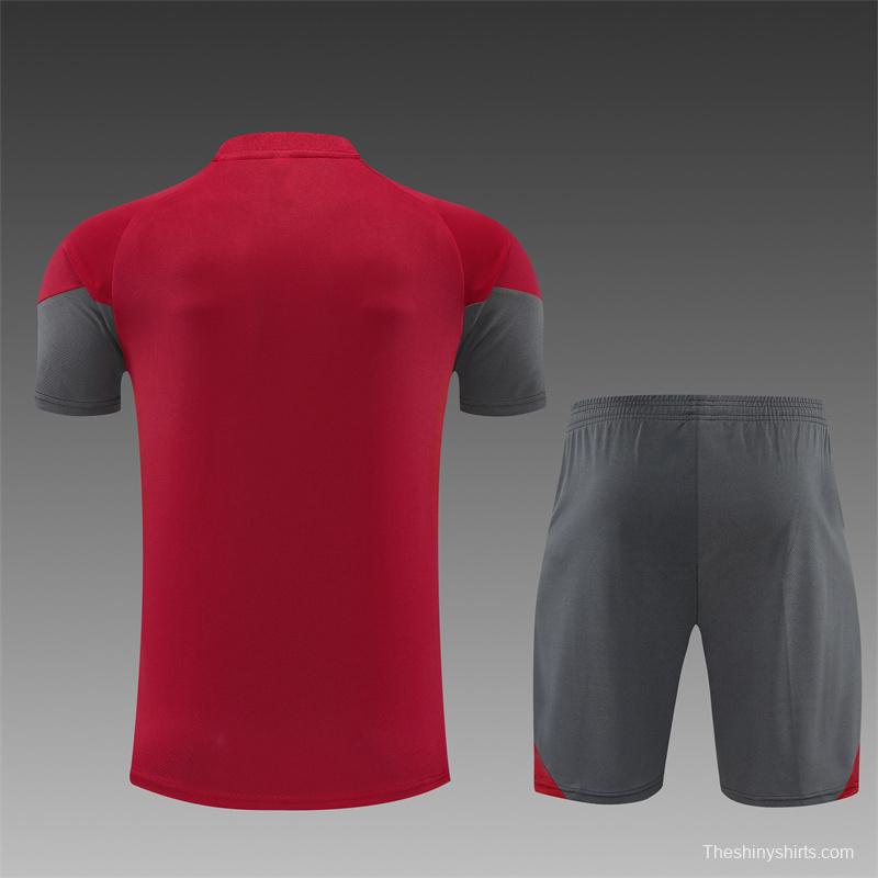 25/26 Arsenal Red Short Sleeve with XS  Short Sleeve Jersey+Shorts