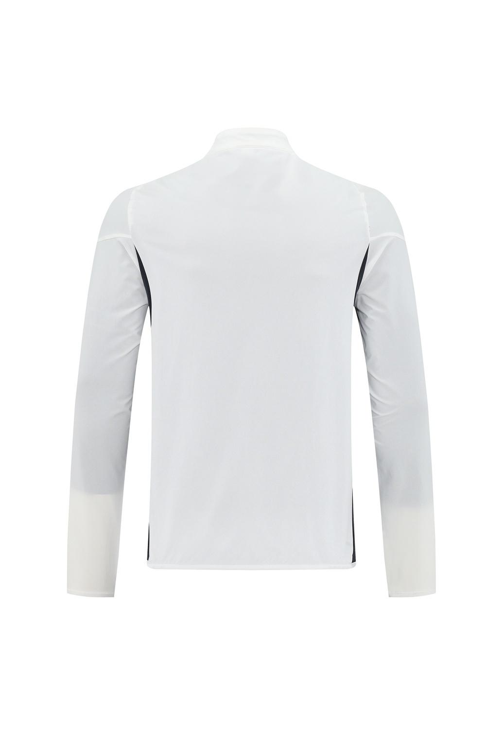 25/26 Arsenal White S-2XL Half Zipper Jacket+Long Pants