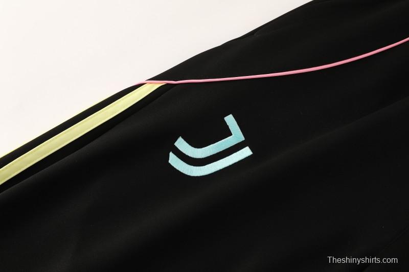 25/26  Juventus White  Full zipper Jacket Tracksuit+ long pants