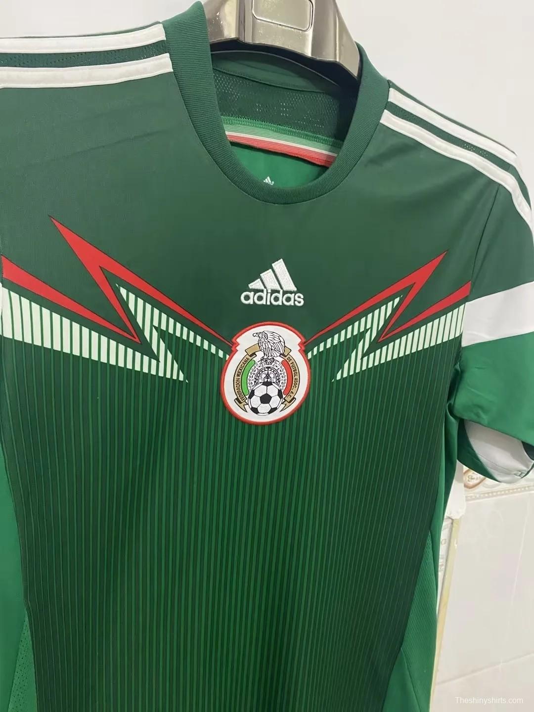 Retro 2014 Mexico Home Jersey