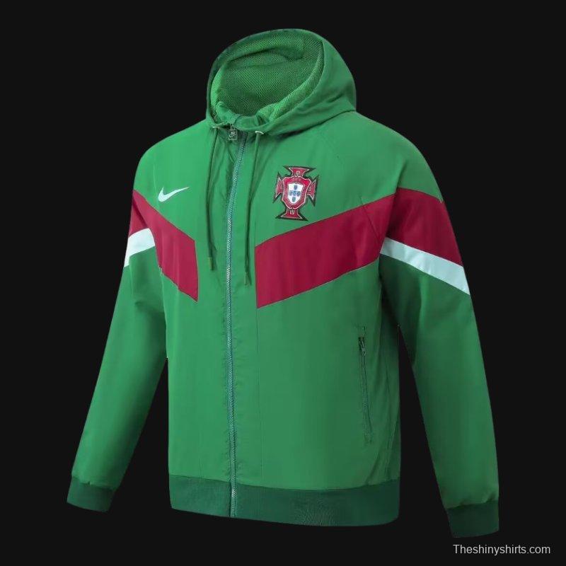 2024 Portugal Green Windbreaker