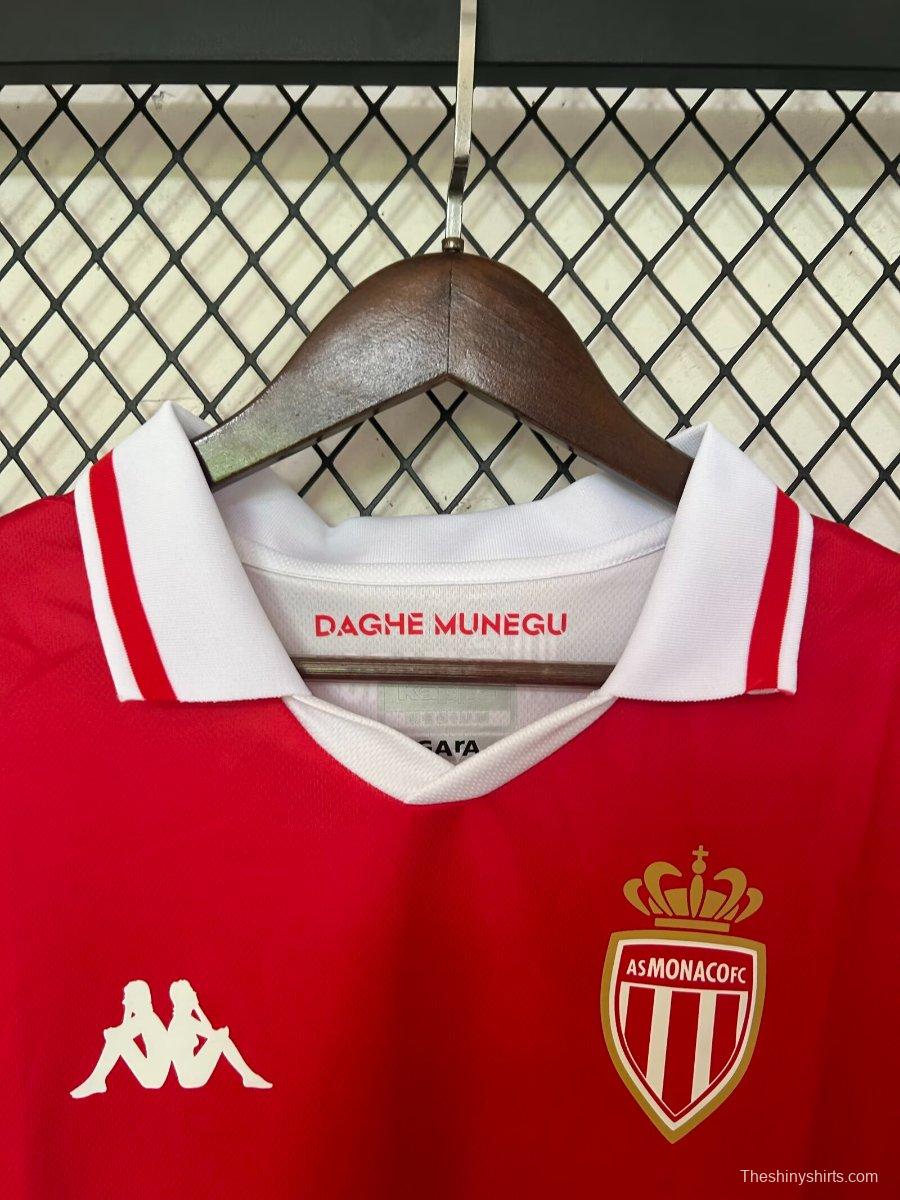 24/25 AS Monaco Home Jersey