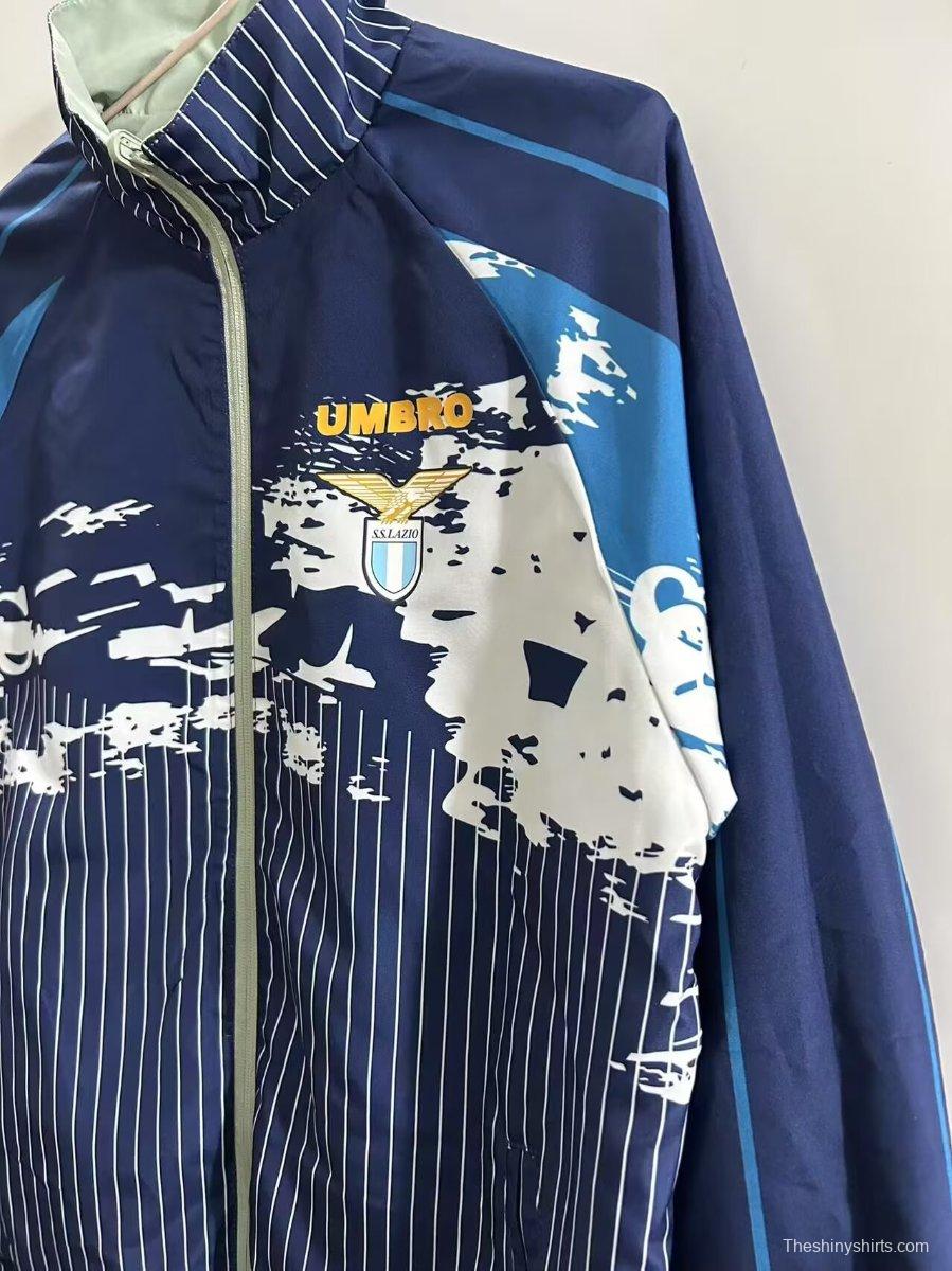 24/25 SS Lazio Navy/Grey Reversible Windbreaker