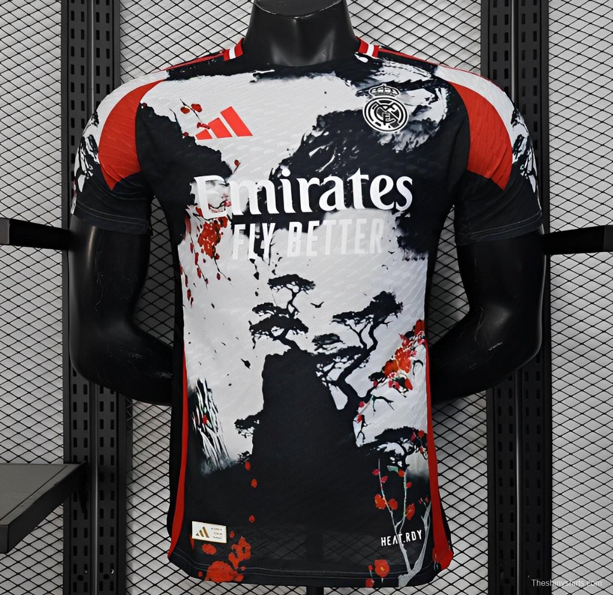 Player Version 25/26 Real Madrid Chinese Ink Painting Style Limited Edition Jersey with Emirates Sponsor
