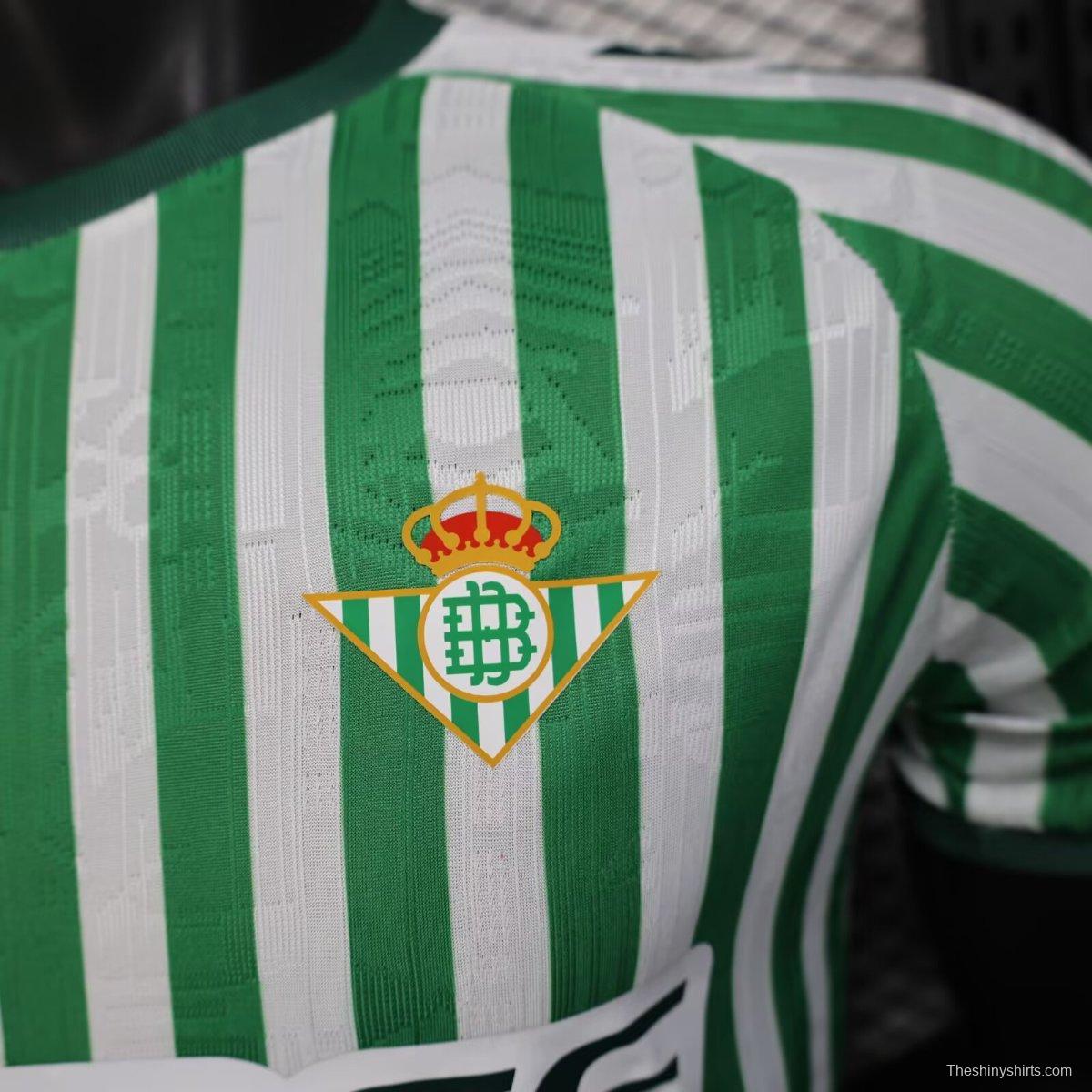 Player Version 25/26 Real Betis Home Jersey