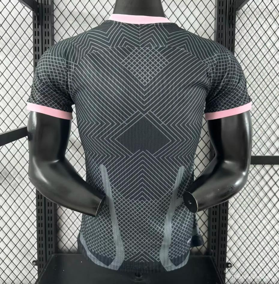 Player Version 25/26 Inter Milan Black with Snake and Floral Pattern Jersey