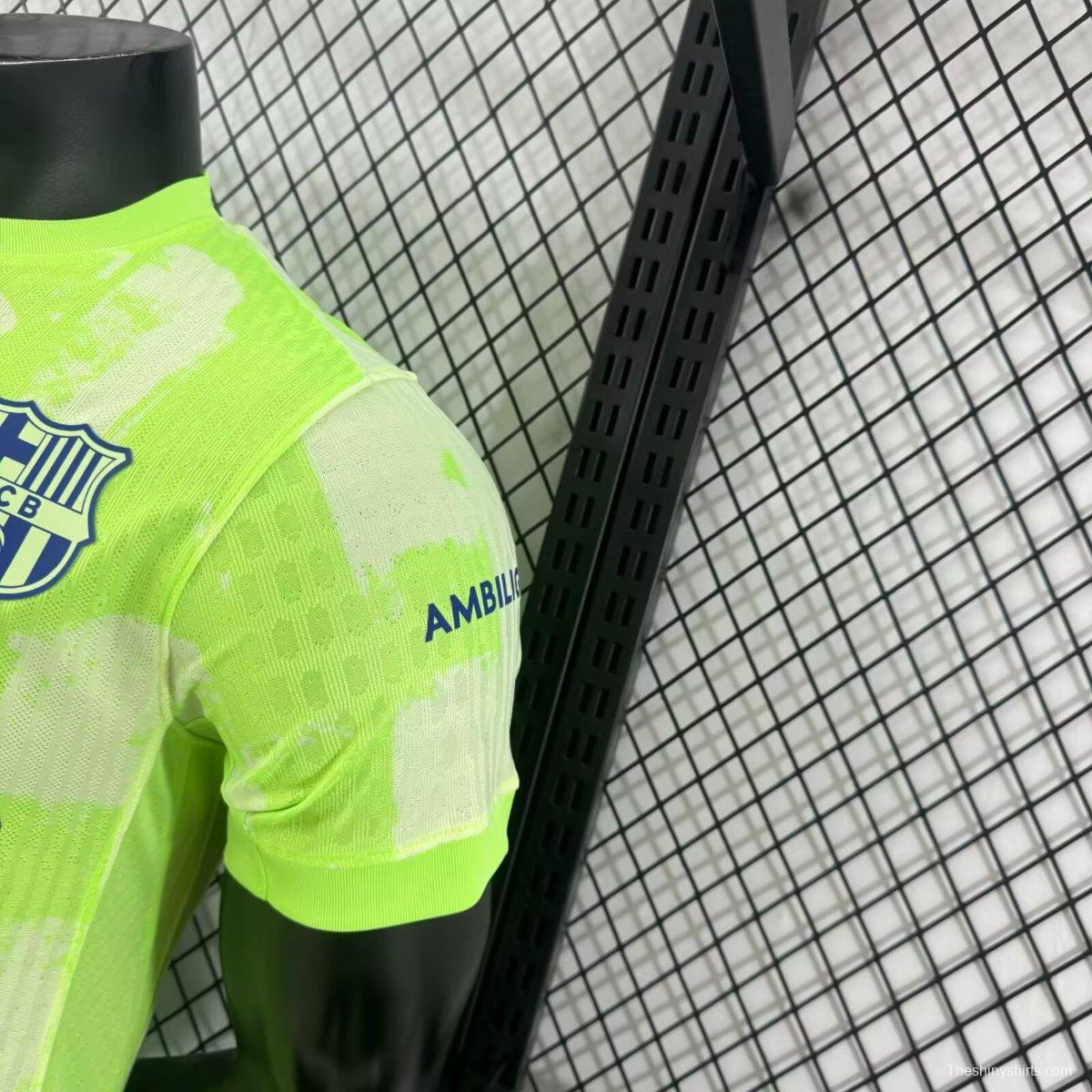 24/25 Barcelona x Travis Scott Third Green Jersey