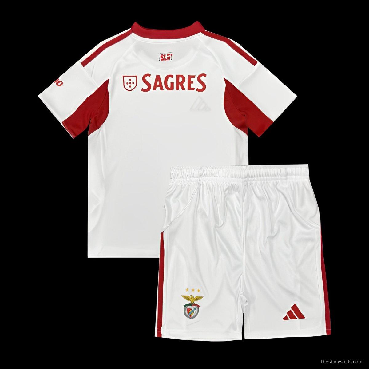 25/26 Kids Benfica Away Jersey