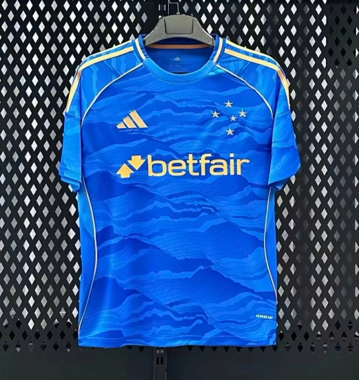 25/26 Cruzeiro Third Blue Jersey