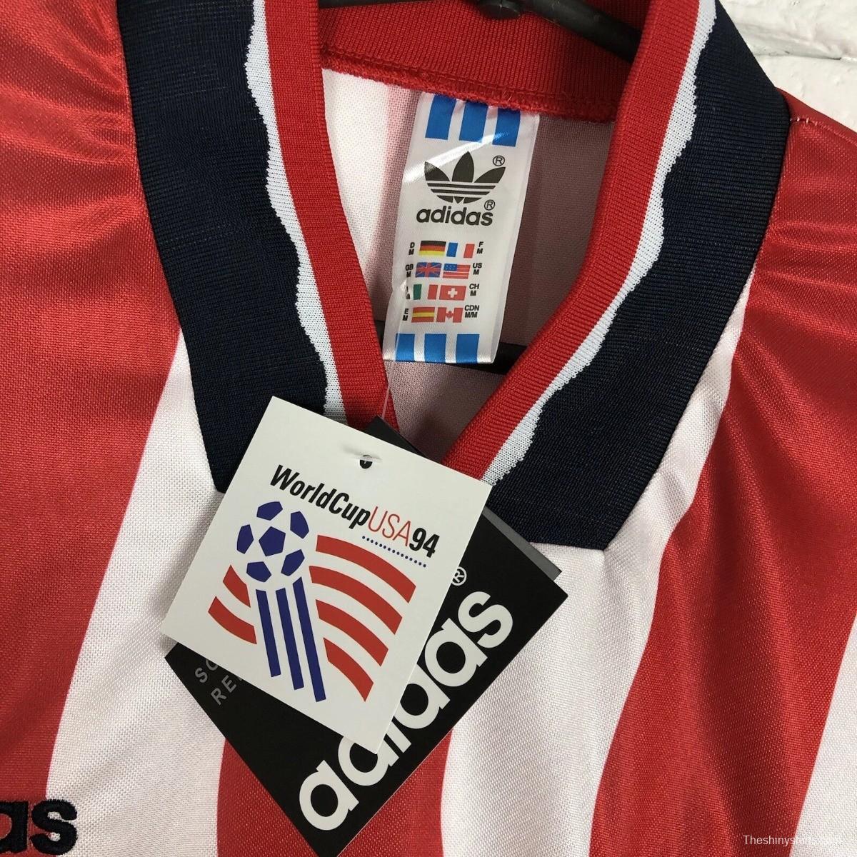 Retro 1994 USA Home Soccer Jersey